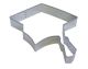 Graduation Cap Metal Cookie Cutter  4.75