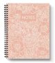 White Line Drawn  Spiral Lined Notebook