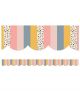 We Belong Stripes Scalloped Bulletin Board Borders