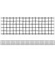 Black & White Grid Straight Bulletin Board Borders