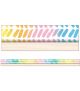 Watercolor Chevron Straight Bulletin Board Borders