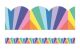 Rainbow Burst Scalloped Bulletin Board Borders