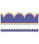 Pop of Purple Scalloped Bulletin Board Borders