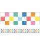 Checkered Rainbow Straight Bulletin Board Borders