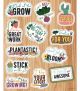 Grow Together Motivational Shape Stickers