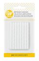 Wilton White Birthday Candles 24pc