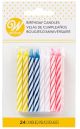 Wilton Assorted Birthday Candles 24ct