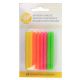 Wilton Celebration Neon Color Candles 24pc