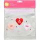 Hearts Valentine's Day Resealable Treat Bags 20pc