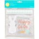 Happy Easter Clear Resealable Spring Treat Bags 20ct