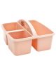 Blush Plastic Storage Caddy