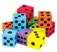 Colorful Large Dice 12-Pack