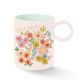 Best Mom Floral Mug