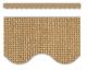 Burlap Scalloped Border Trim