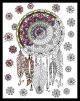 Zenbroidery Trendy Dream Catcher Picture Kit 14x18