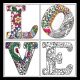 Zenbroidery Love Picture Kit 12x12