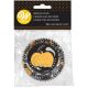 Wilton Halloween Paisley Pumpkin Cupcake Liners 75ct