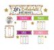 Confetti Let's Celebrate Birthdays Mini Bulletin Board