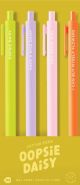 Oopsie Daisy Jotter Pen Set 4pc