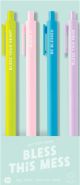 Bless This Mess Jotter Pen Set 4pc