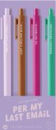 Per My Last Email Jotter Pen Set 4pc