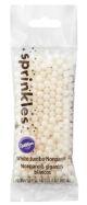 White Jumbo Nonpareils Sprinkles Pouch 1.4oz