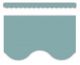 Calming Blue Scalloped Border Trim