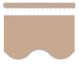 Light Brown Scalloped Border Trim