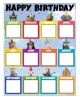 Go Wild Animals Happy Birthday Chart