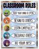 Go Wild Animals Classroom Rules Chart