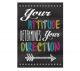 Your Attitude Determines Your Direction Positive Poster