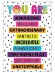 You Are Amazing Positive Poster