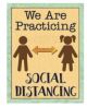 Travel the Map We are Practicing Social Distancing Chart