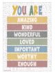 You Are Enough Positive Poster