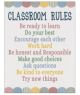 Classroom Cottage Classroom Rules Chart