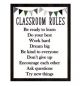 Modern Farmhouse Classroom Rules Chart