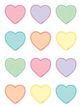 Pastel Pop Hearts Mini Accents