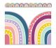 Oh Happy Day Rainbows Die-Cut Border Trim