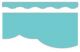 Light Turquoise Fancy Scallops Border Trim