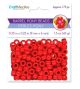 Red Barrel Pony Beads 9x6mm 175pc