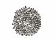 Pony Beads Metallic Silver 150pc