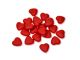 Red Hearts Acrylic Beads