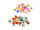 Acrylic Fashion Beads Barrel Multi-Pack 40pc