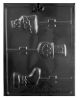 Snowman,Sack & Stocking Chocolate Candy Mold