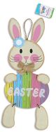 Easter Bunny Wooden Decor 18.75