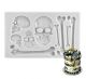 Large Skulls & Bones Silicone Mold