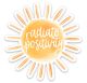 Radiate Positivity Sun Waterproof Vinyl Sticker