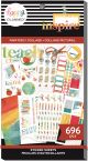 Happy Planner Painterly Collage Sticker Value Pack