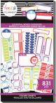 Happy Planner Essential Boxes & Borders Sticker Value Pack