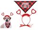 Valentine Pet Costume Headband w/ Bandana